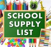  Supply List Coming SOON!